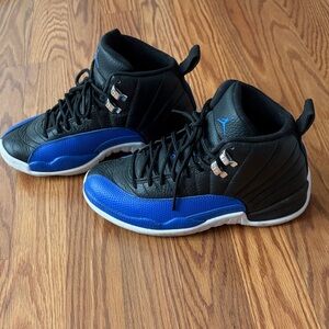 Jordan Black and Blue Women's Sneakers